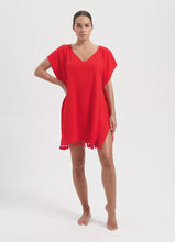 Load image into Gallery viewer, Beachlife | Fiery Red Tunic
