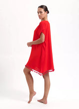 Load image into Gallery viewer, Beachlife | Fiery Red Tunic
