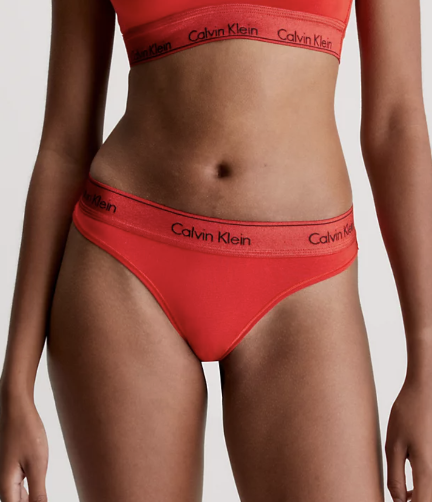 Calvin Klein Modern Cotton Thong Rouge – Prettylovelylingerie