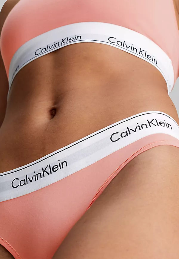 Calvin Klein | Modern Cotton Thong | Coral Almond