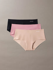 Calvin Klein | Invisibles Hipsters 3 Pack | Black/ Cedar/ Soft Mauve