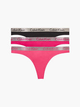 Load image into Gallery viewer, Calvin Klein | 3 Pack Thongs | Pink/Rose

