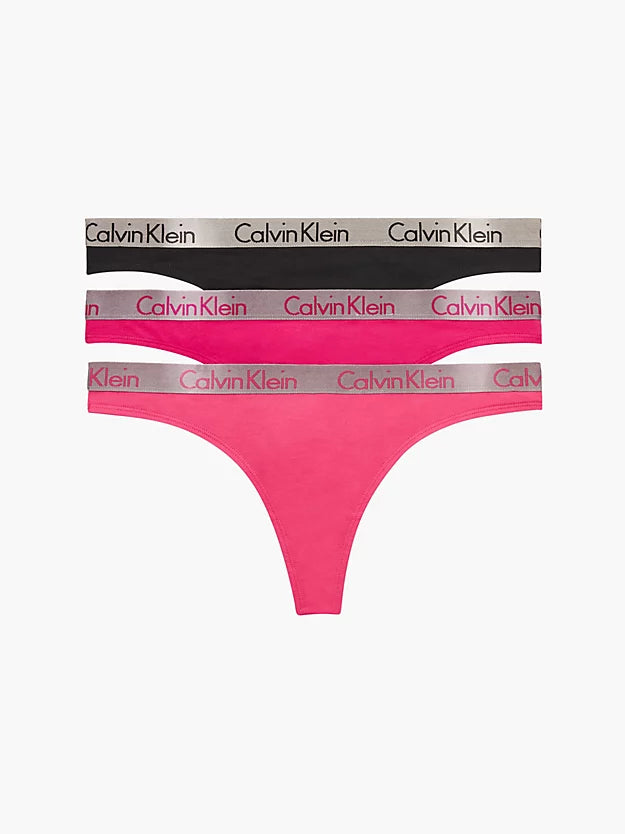 Calvin Klein | 3 Pack Thongs | Pink/Rose