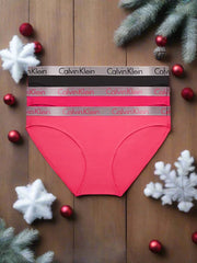 Calvin Klein | 3 Pack Bikini Briefs | Pink/Rose