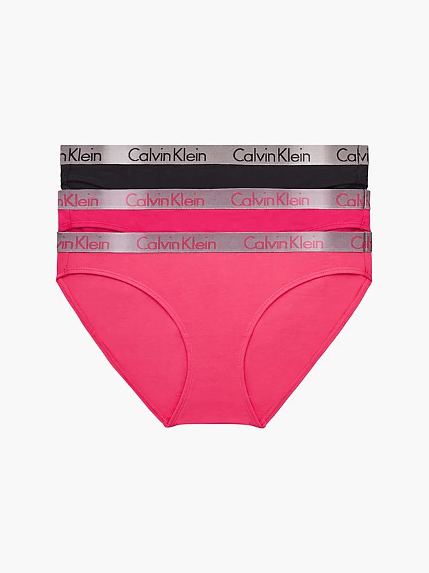 Calvin Klein | 3 Pack Bikini Briefs | Pink/Rose