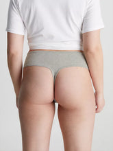 Load image into Gallery viewer, Calvin Klein | High Waisted Thong | Grey Heather
