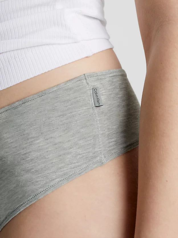 Calvin Klein | High Waisted Thong | Grey Heather