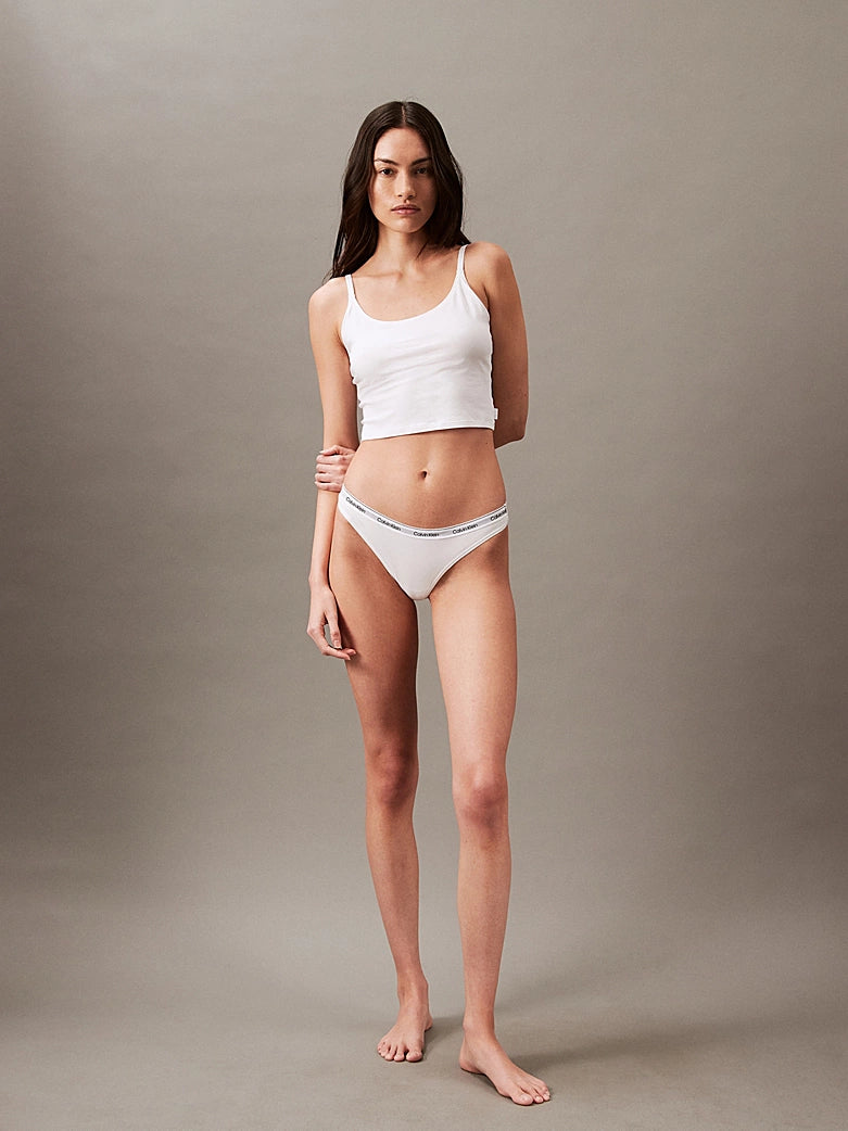 Calvin Klein | Icon Logo Thong | White