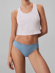 Calvin Klein | Icon Logo Lace 3 Pack Brazilian | Slate Tuqouise/ Frozen Fjord/ White