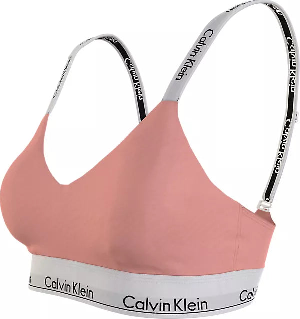 Calvin Klein | Modern Cotton Bralette | Coral Almond