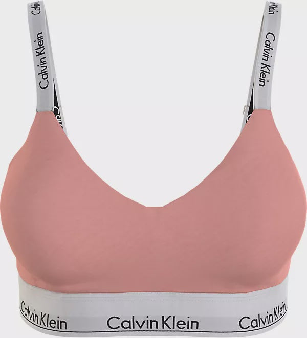 Calvin Klein | Modern Cotton Bralette | Coral Almond