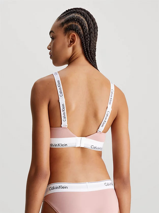 Calvin Klein | Modern Cotton Bralette | Coral Almond