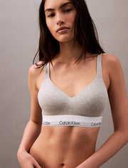 Calvin Klein | Modern Cotton Lift Bralette | Grey Heather