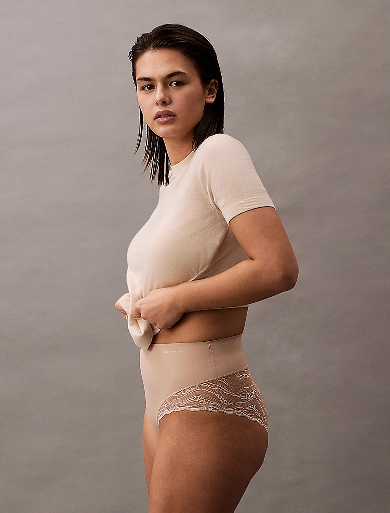 Calvin Klein | Sensual Stretch Lace Shapewear Briefs | Cedar
