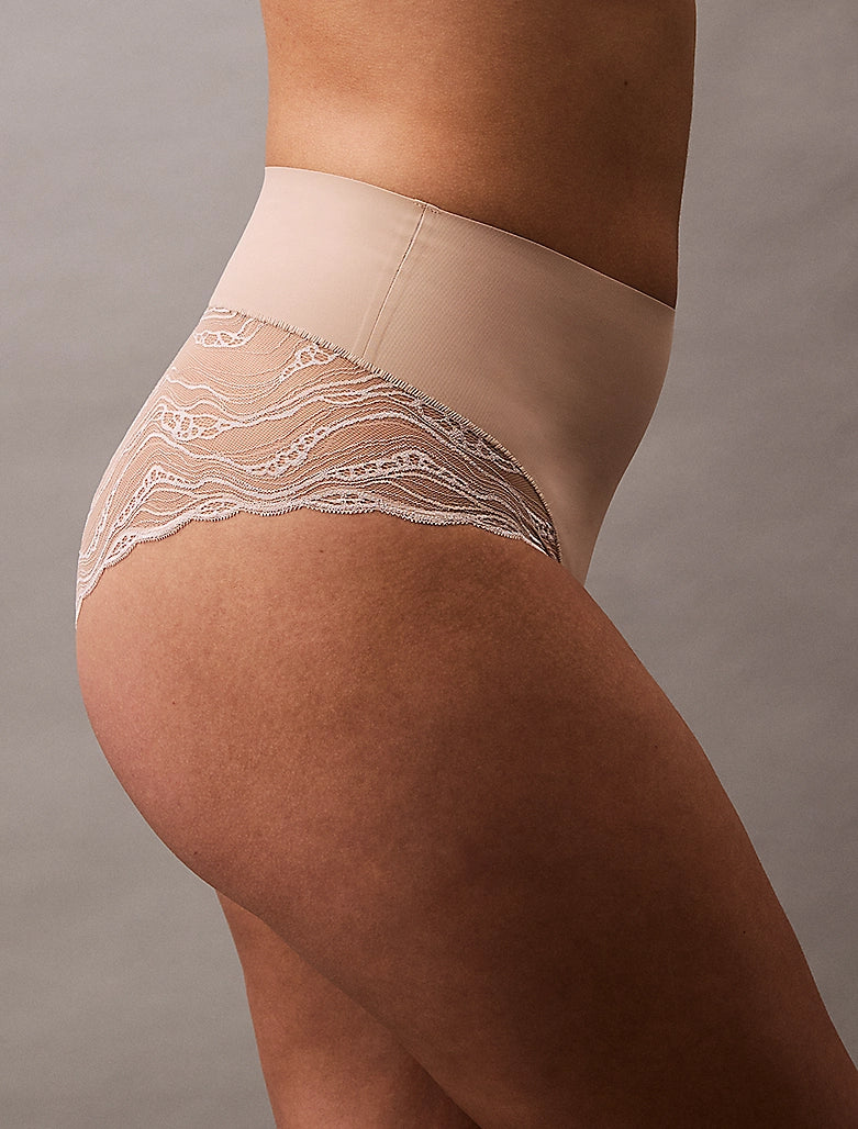Calvin Klein | Sensual Stretch Lace Shapewear Briefs | Cedar