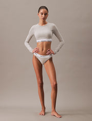 Calvin Klein | Modern Cotton T-Shirt Bralette | Grey Heather