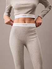 Load image into Gallery viewer, Calvin Klein | Modern Rib Lounge Leggings | Grey Heather
