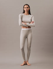 Calvin Klein | Modern Rib Lounge Leggings | Grey Heather
