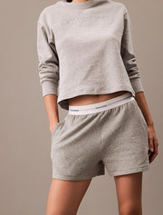 Calvin Klein | Modern Terry Lounge Shorts | Grey Heather