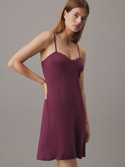 Calvin Klein | CK Attraction Night Dress | Mauve Wine