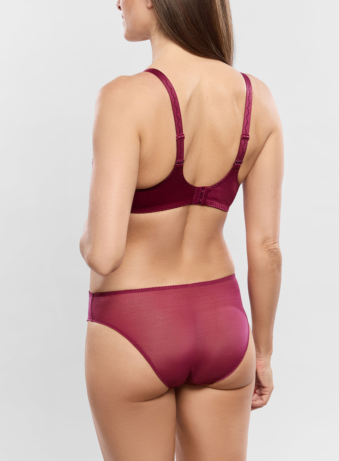 Empreinte | Clea Low Neck Bra | Grenat