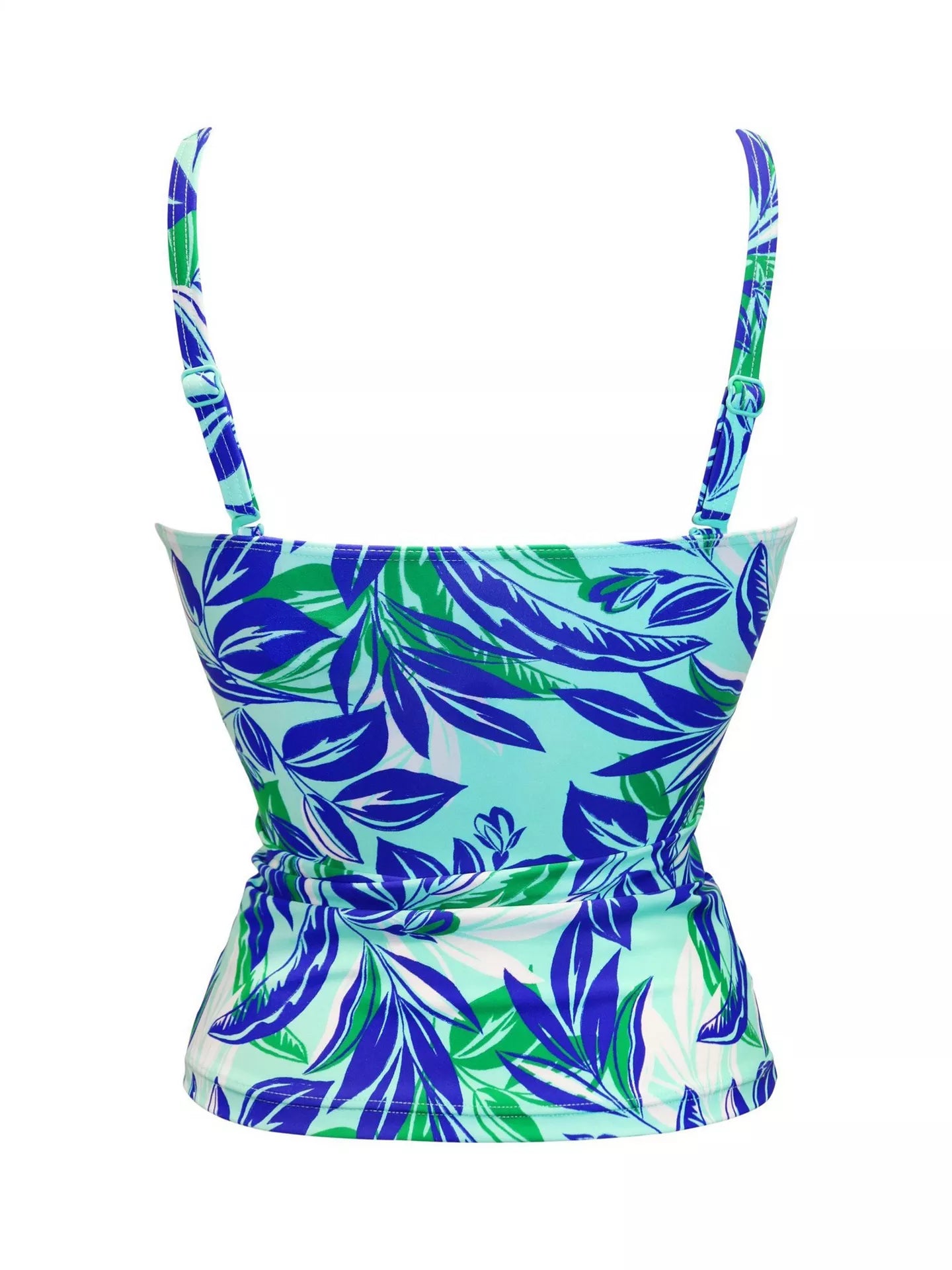 Pour Moi | Santa Monica Strapless Tankini | Aqua Palm