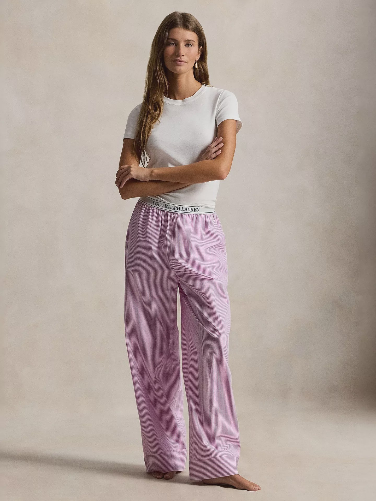 Ralph Lauren | Poplin Pyjama Trouser | Violet Meadow