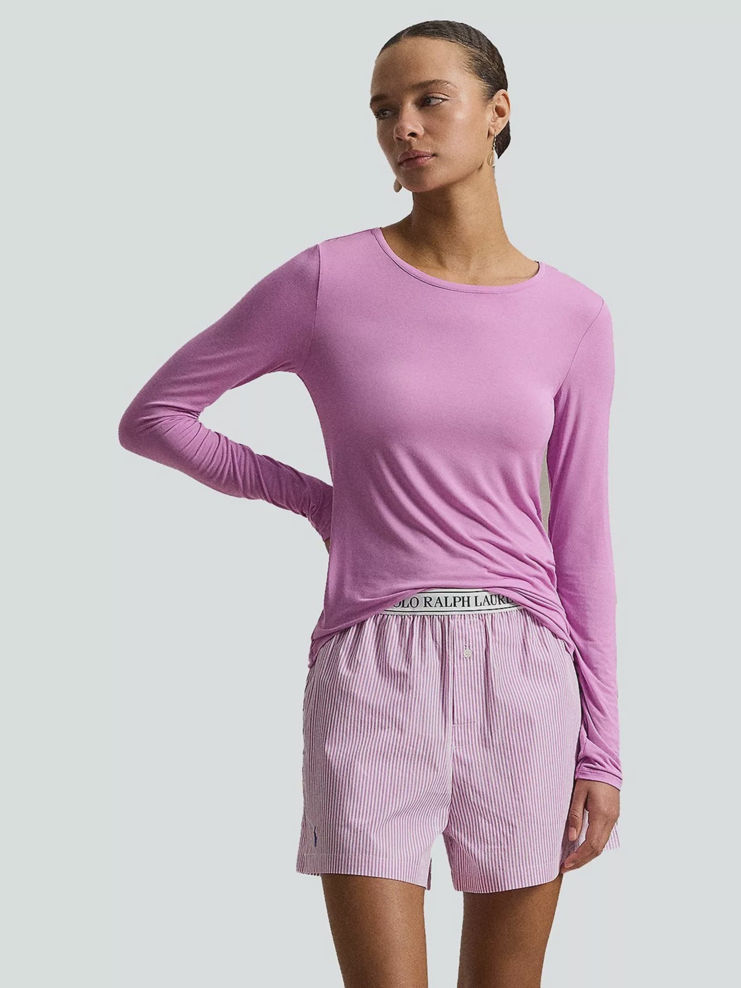 Ralph Lauren | Poplin Pyjama Short | Violet Meadow