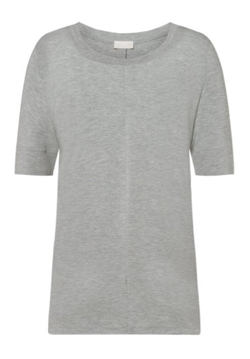 Hanro | Short Sleeved Top | Grey