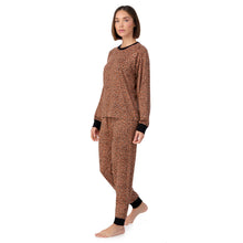 Load image into Gallery viewer, DKNY | Top &amp; Jogger Sleep Set | Tan Animal
