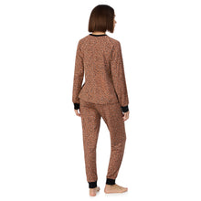 Load image into Gallery viewer, DKNY | Top &amp; Jogger Sleep Set | Tan Animal
