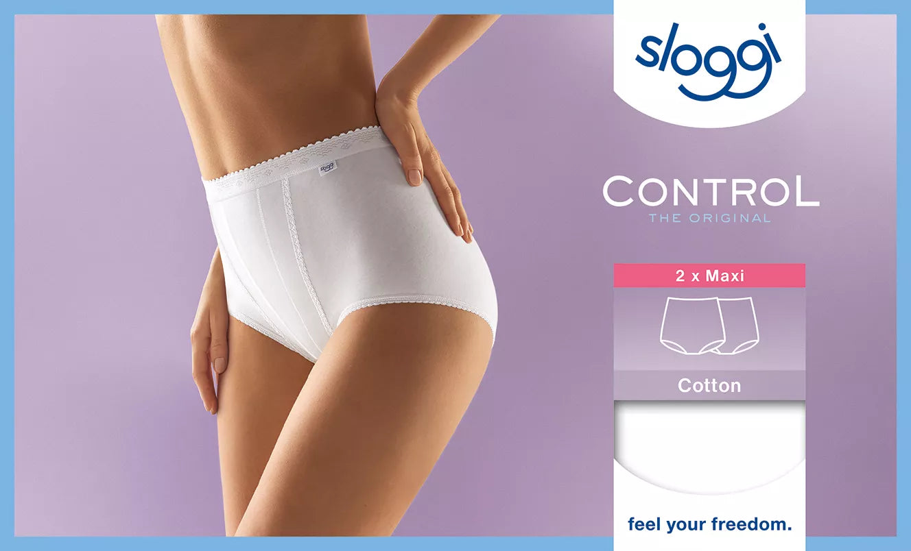 Sloggi | Control Maxi Knickers 2 Pack | White
