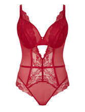 Load image into Gallery viewer, Cleo | Selena Bodysuit | Ruby Red
