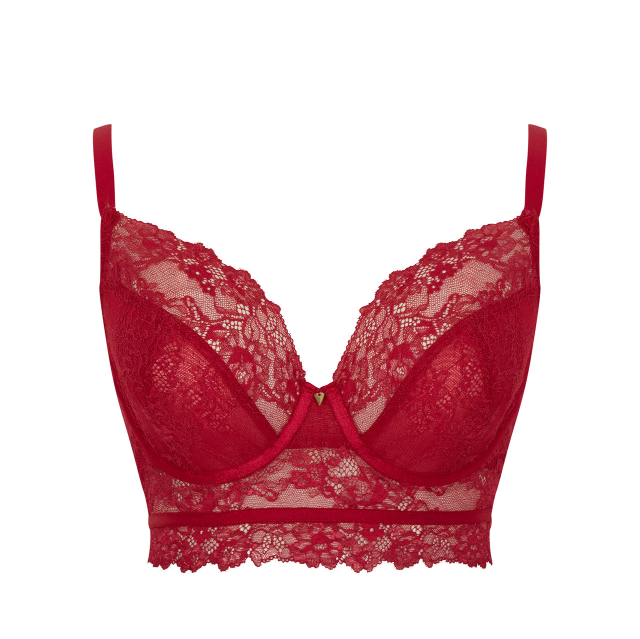 Cleo | Selena Plunge Bra |  Ruby Red