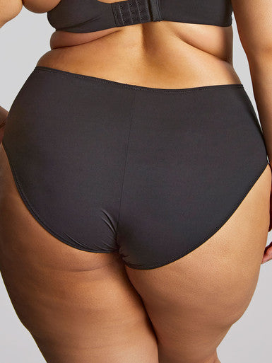 Sculptresse | Esme Deep Brief | Black Animal