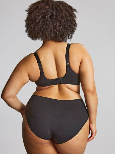 Sculptresse | Esme Deep Brief | Black Animal