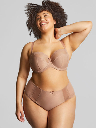 Sculptresse | Esme Deep Brief | Mocha Animal
