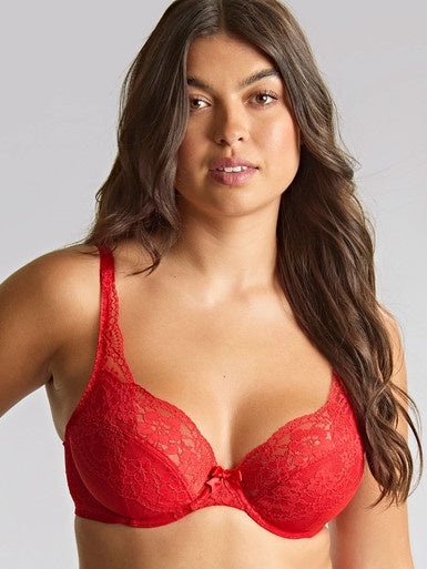 Panache | Heidi Plunge Bra | Ruby Red