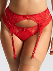Panache | Heidi Suspender | Ruby Red