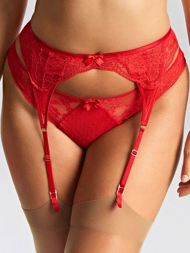 Panache | Heidi Suspender | Ruby Red