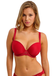 Freya | Fascinate Moulded Plunge Bra | Cherry