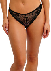 Freya | Fascinate Thong | Black