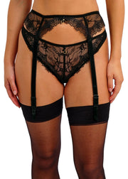 Freya | Fascinate Suspender | Black