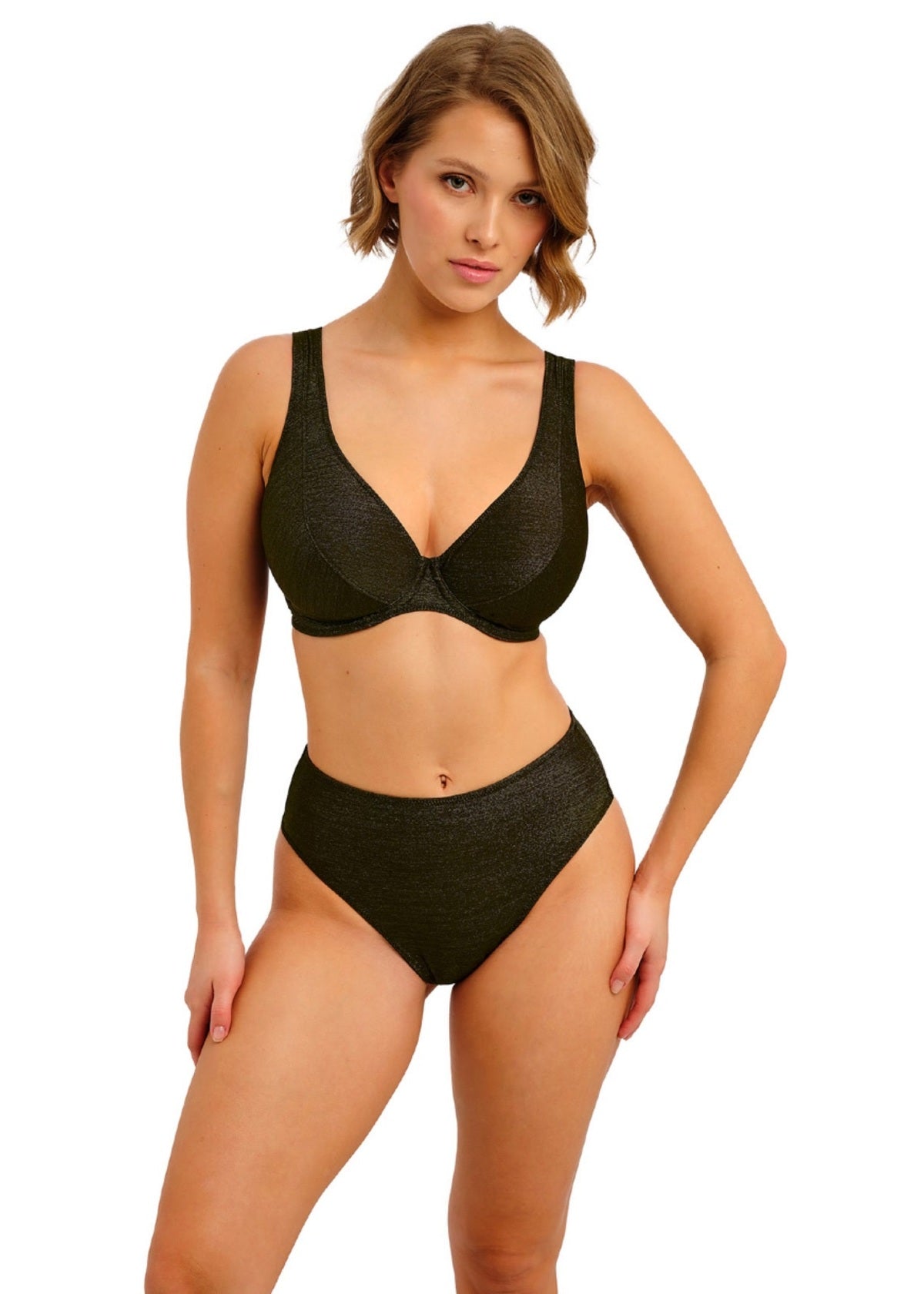 Freya | Arizona Wave High Waist Bikini Brief | Nebula