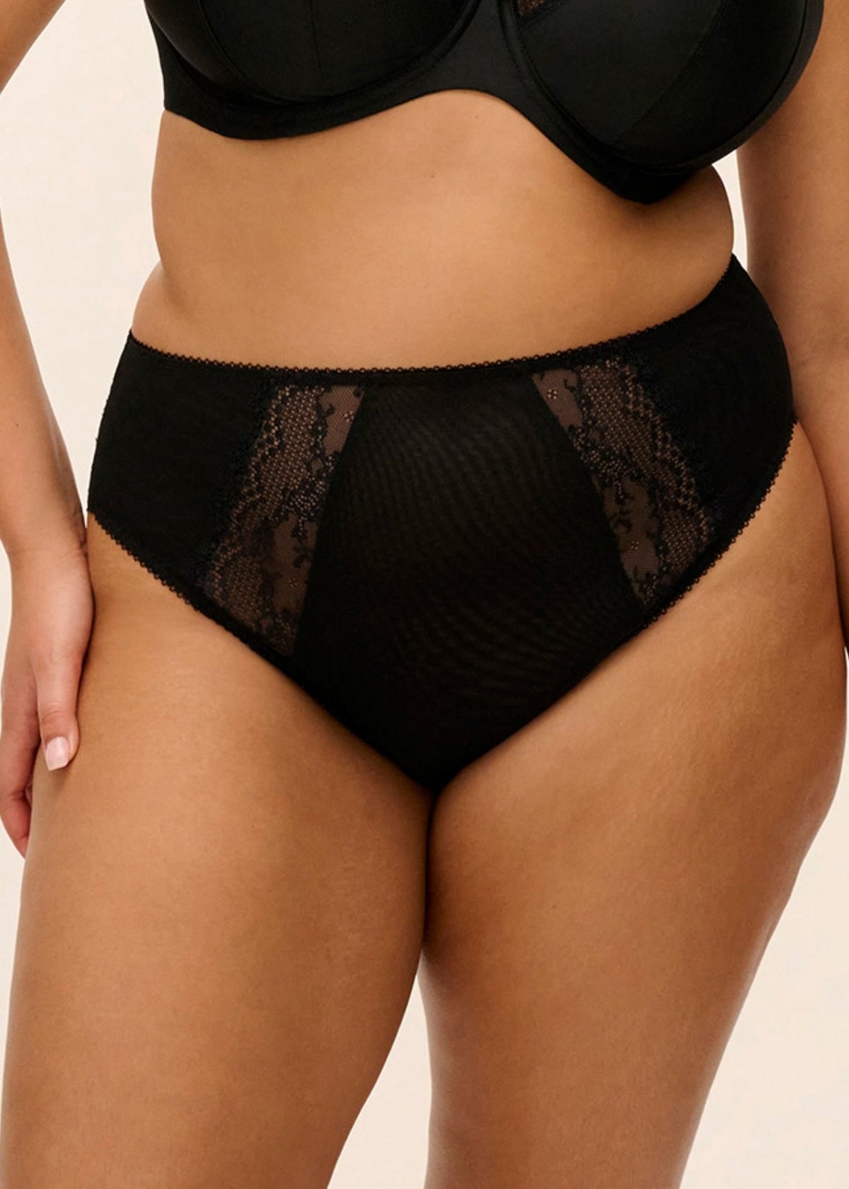 Elomi | Lucie High Leg Brief | Jet