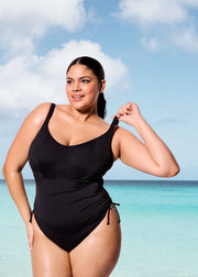 Elomi | Plain Sailing Non Wired Swimsuit | Black