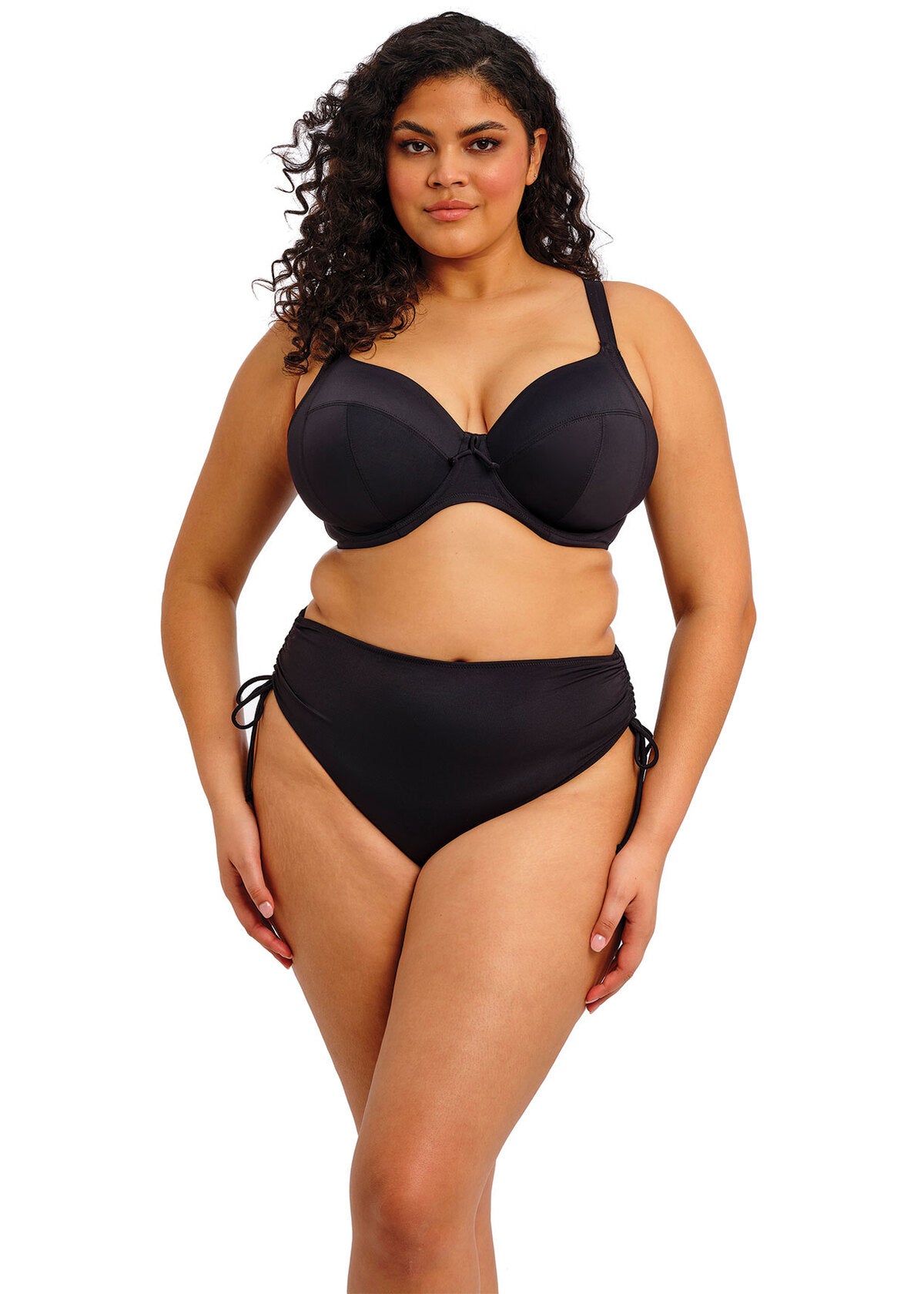 Elomi | Plain Sailing Plunge Bikini Top | Black
