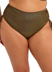Elomi | Sunset Shimmer Adjustable Bikini Brief | Gold Rush