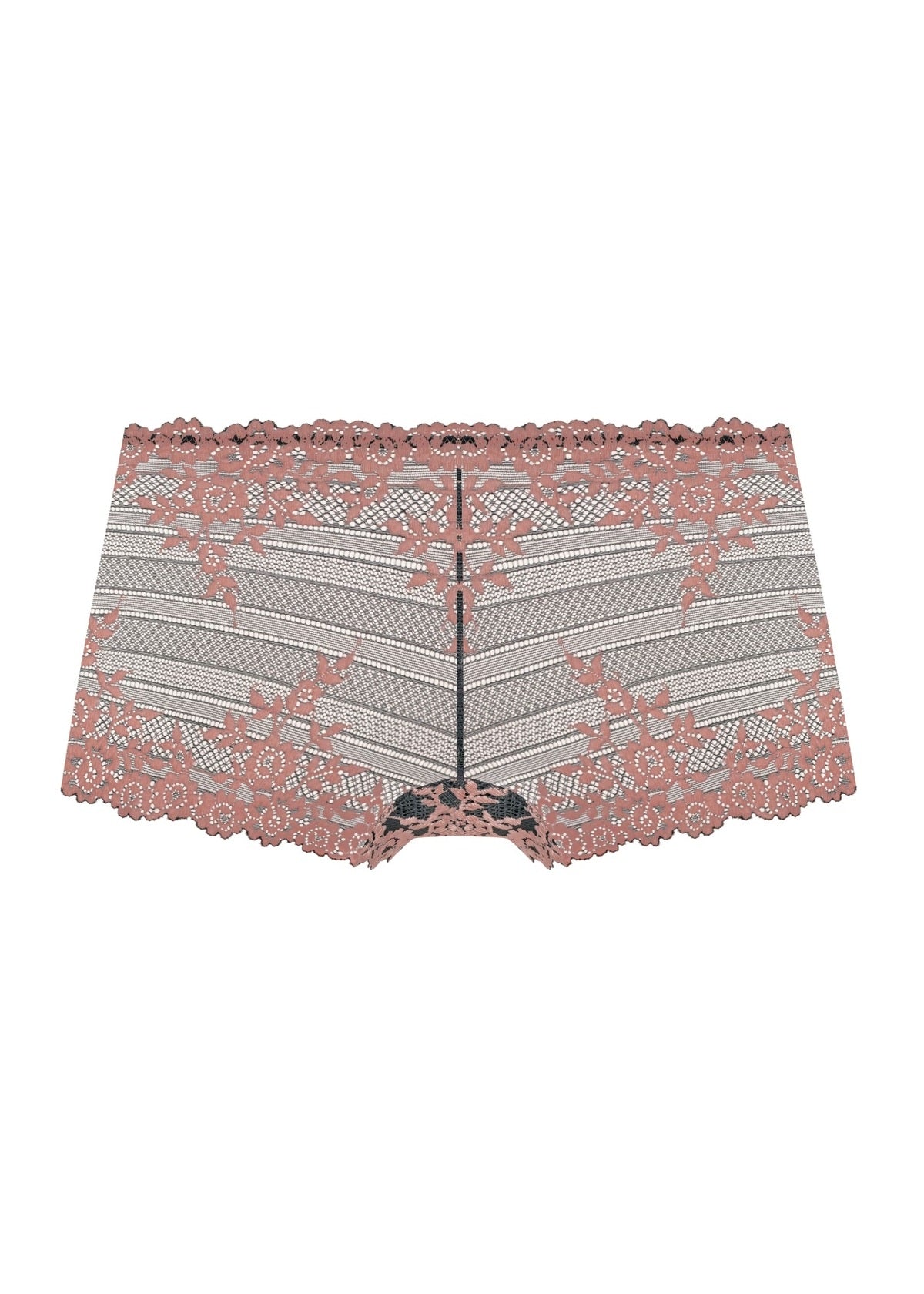 Wacoal | Embrace Lace Short | Dark Slate/ Cloud Pink