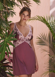 Wacoal | Modern Affair Chemise | Rose Brown/ Cradle Pink